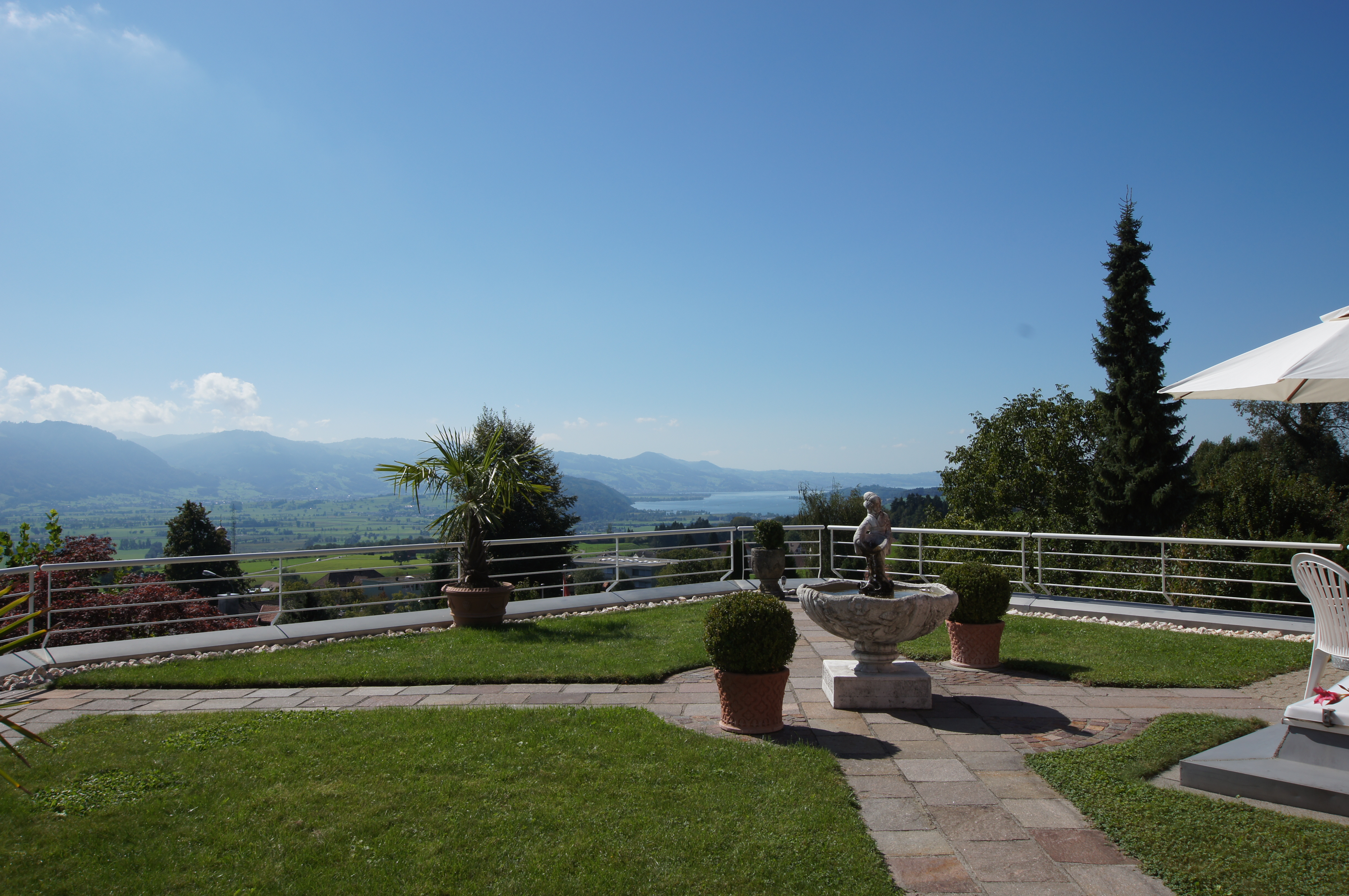 Sicht auf den Z�richsee, Gommiswald